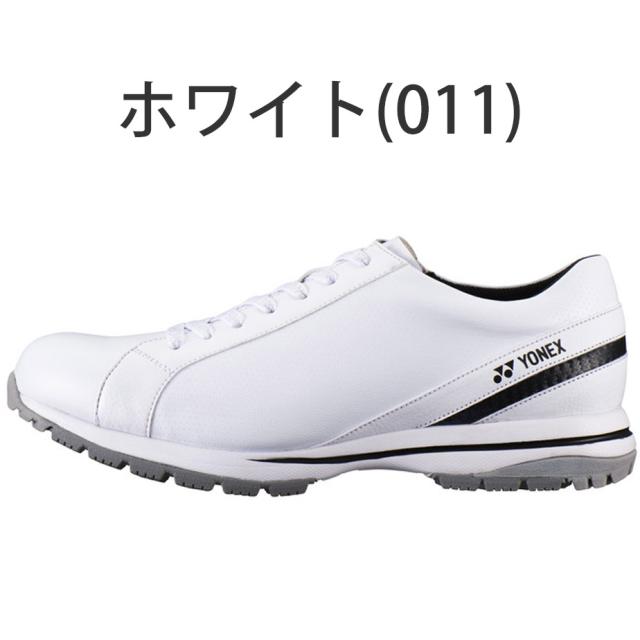 ヨネックス パワークッション706 シューズ メンズ SHG-706 ホワイト 3.5E 防水 スパイクレス ゴルフ YONEX