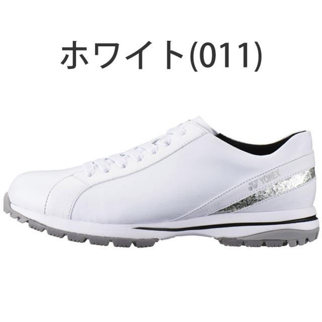 ヨネックス パワークッション706L シューズ レディース SHG-706L ホワイト 3.5E 防水 スパイクレス ゴルフ YONEX