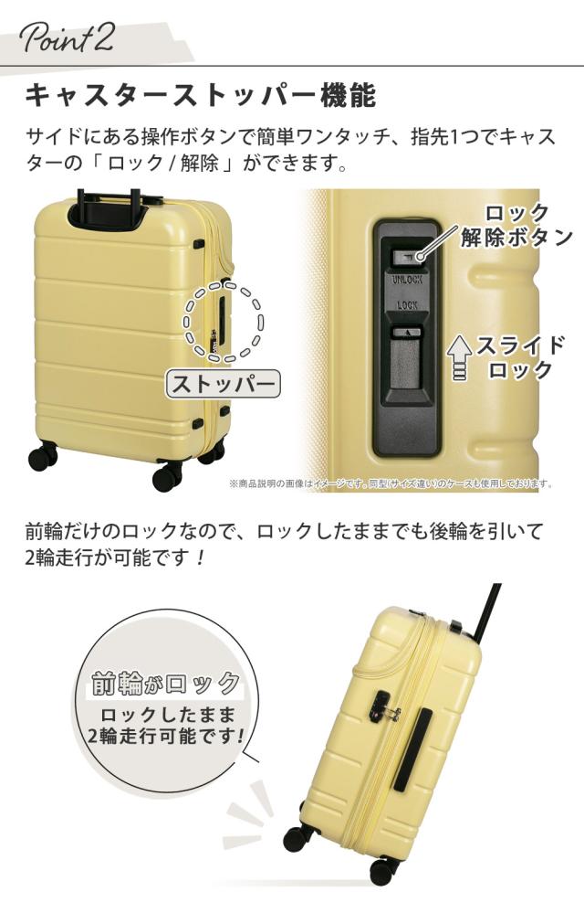 ポイント2　キャスターストッパー機能