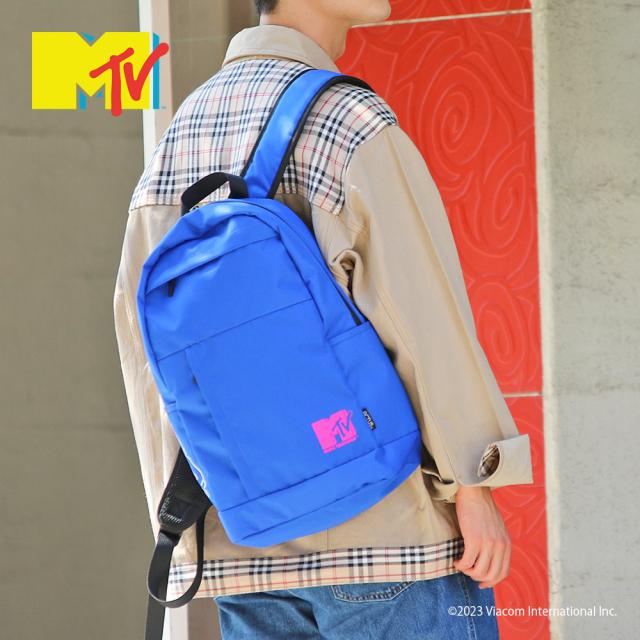 ACTUS MTVコラボ 縦型ショルダー ミニショルダー ユニセックス デイリーバッグ シンプル ブラック ブルー レディース メンズ 男女兼用 ファスナー ナチュラル カジュアル 旅行 ピクニック レジャー キャンプ 両A面仕様