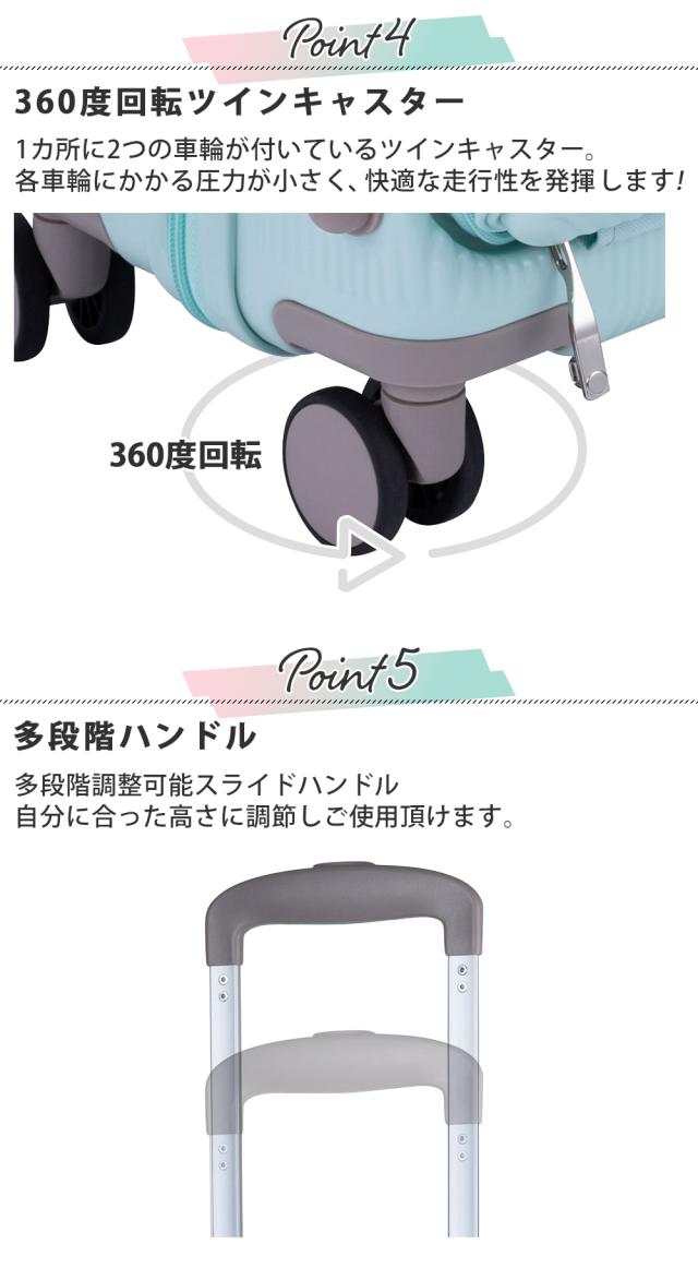 360度回転ツインキャスター 多段階ハンドル