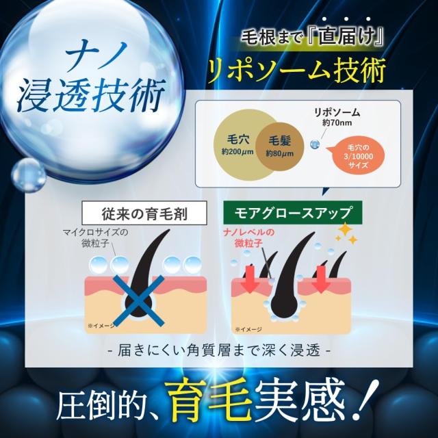 医薬部外品 HOLO BELL ホロベル モアグロースアップ 薬用育毛剤 120ml