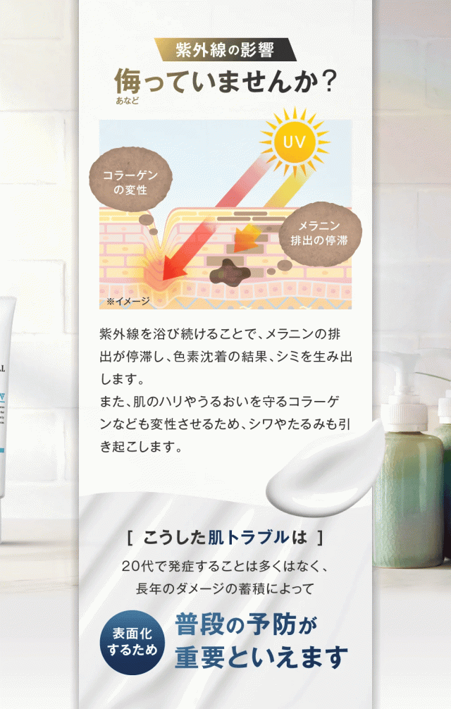 HOLO BELL ホロベル プロテクト保湿UV (SPF50+ / PA++++) 40g