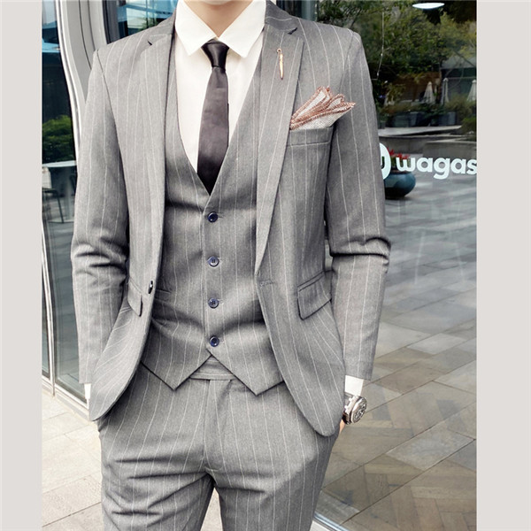 送料無料】裾上げ対応無料 メンズスーツ 1ツボタン ビジネススーツ 3色