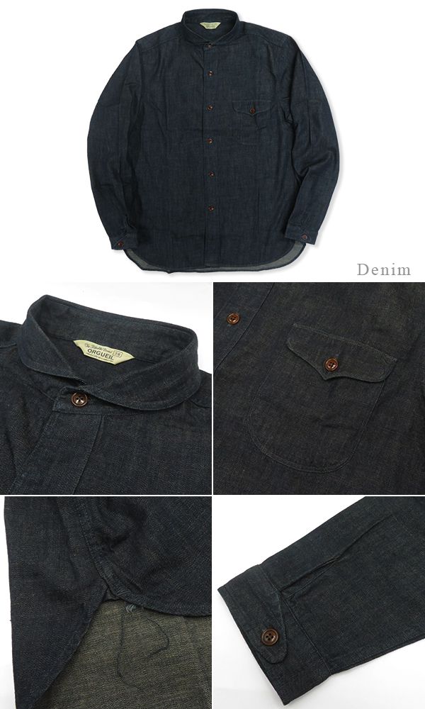 Indigo Plaid Windsor Collar Shirt