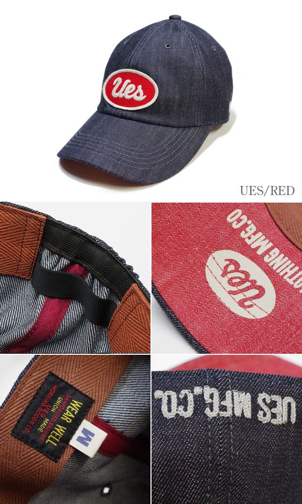 “デニムベースボールキャップ”