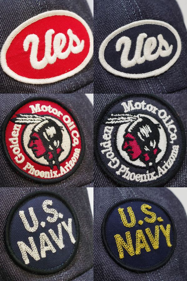 “デニムベースボールキャップ.”