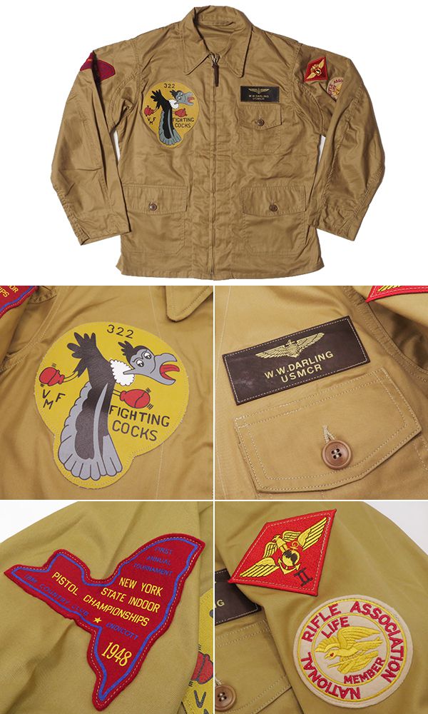 WAREHOUSE ウエアハウス 超高密度ギャバジン硫化染|サマーフライト