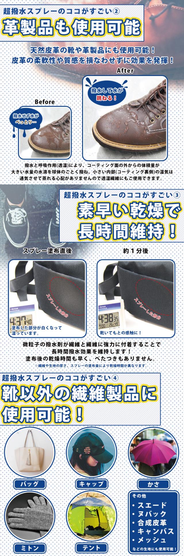 シャイニーキックス スニーカー 靴消臭パウダー エアゾール撥水・防汚スプレー