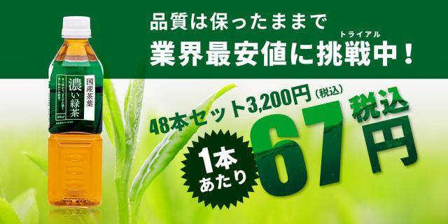 トライアル濃い緑茶500ml