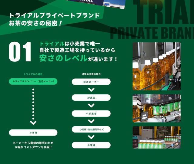 トライアル濃い緑茶500ml
