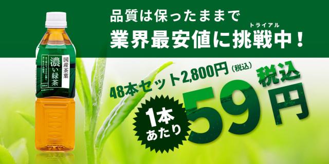 トライアル濃い緑茶500ml