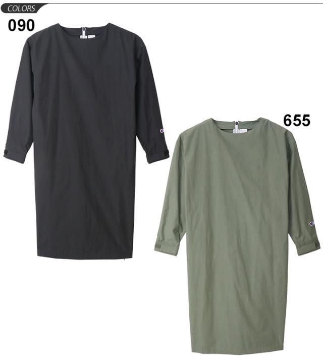 公式 長袖 ワンピース レディース チャンピオン Champion ロング丈 ドレス スポーティ カジュアル ウェア 無地 シンプル 女性 トップス Cw S60 高い素材 Www Centrodeladultomayor Com Uy