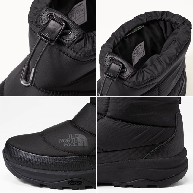 The North Face ウィンターブーツ 白黒チェック