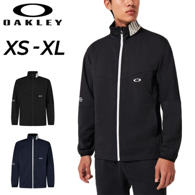 ◇オークリー◇OAKLEY◇吸水速乾◇ジャージ◇ジャケット◇Lサイズ◇ブラック◇ OAKLEY オークリー ジャージ メンズ 上下 ブランド セットアップ
