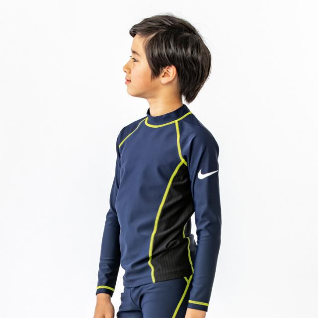 ナイキ キッズ ラッシュガード 長袖 ジュニア 男の子 NIKE SWIM