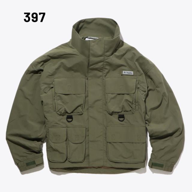 Columbia 「美品」 フィッシングジャケット ブラック　早い者勝ち❗️ pm4486_04.jpg