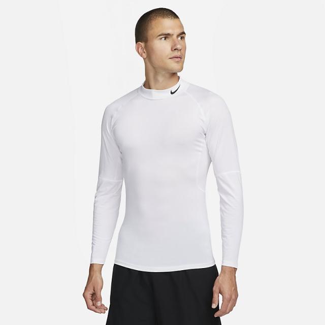 NIKE - 新品 NIKE ナイキ 裏起毛 ハイネックランニングウェア 長袖Tシャツ 反射板 NIKE ナイキ スウェットシャツ 長袖 メンズ クラブ フリース