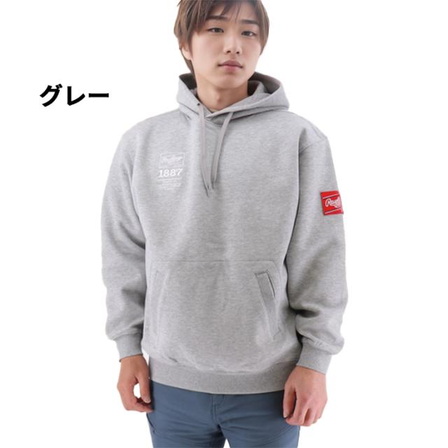 ローリングス パーカー 長袖 スウェット メンズ Rawlings ニットプルオーバーフーディ 野球 スポーツウェア トレーニング 長そでパーカ スウェットシャツ メンズウエア 服 トップス 普段使い メンズパーカー ブランド アパレル/AOS15S12 ローリングス パーカー 長袖 スウェット メンズ Rawlings ニットプル