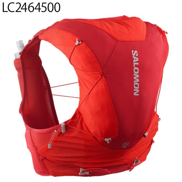 サロモン ランニングベスト フラスク付 SALOMON ADV SKIN 12 メンズ