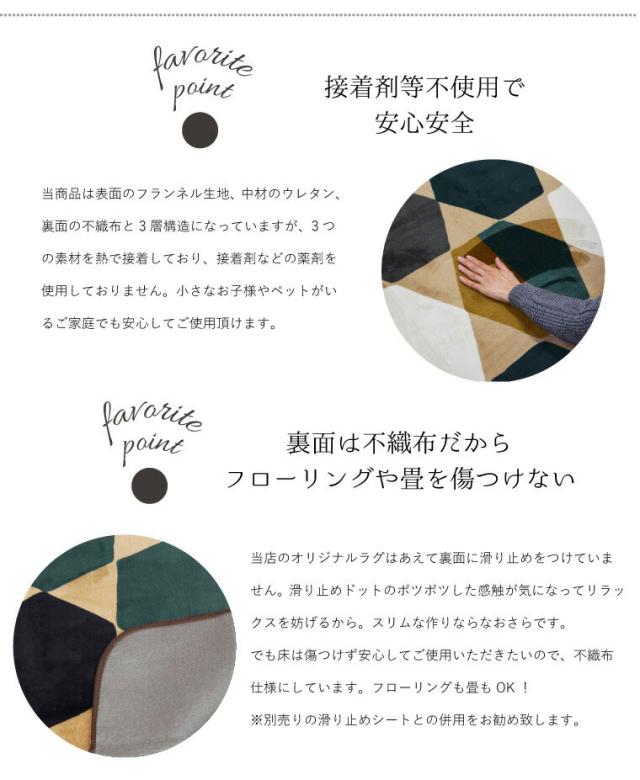 ハッチ抗菌ラグ