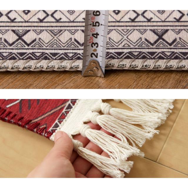 トルクメン風プリントラグ