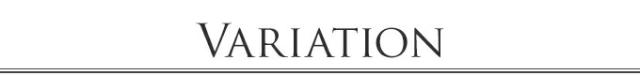 バリエーション