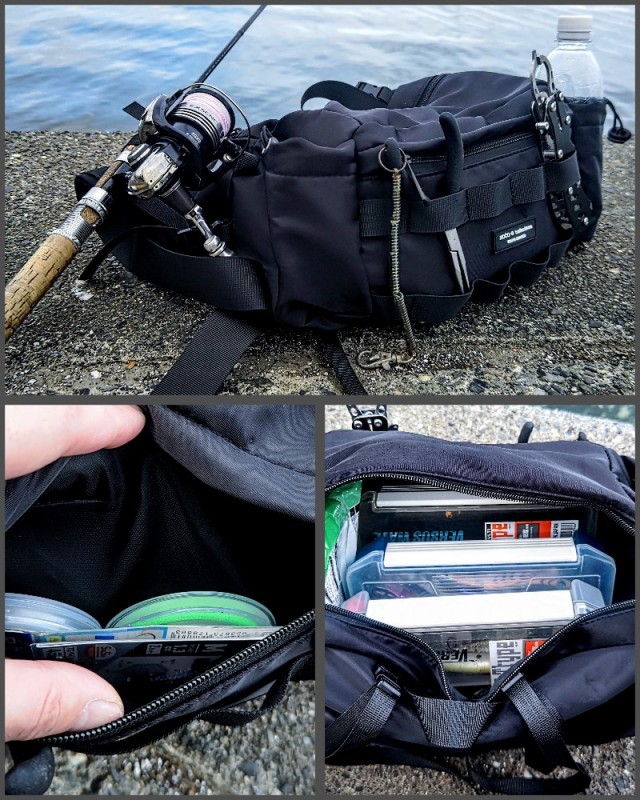 タックル 釣り バッグ 防水 撥水 フィッシングバッグ ショルダー