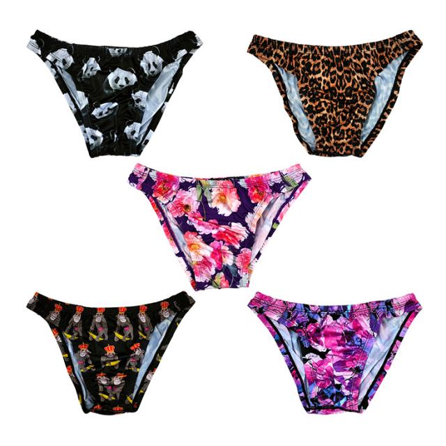 メンズ 下着 ブリーフ Tバック おまかせ5枚セット福袋 前閉じ 無地 ブラック グレー レッド パープル イエロー ブルー グリーン おしゃれ 派手 カラバリ豊富 アソート ランダム 肌着 詰め合わせ 送料無料