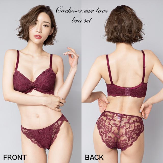 カシュクールレース ブラショーツセット CDEFカップ