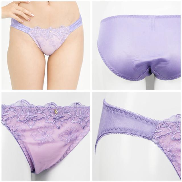 バタフライ刺繍 ブラショーツセット CDEFカップ