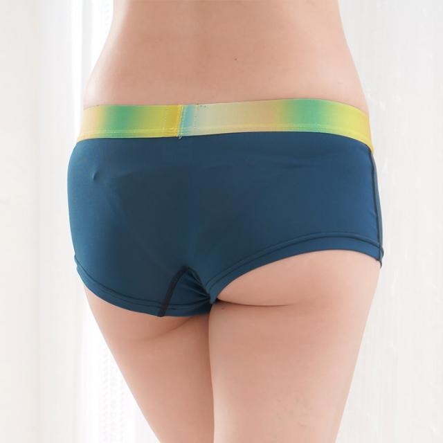 カラフル ウエストバンド 魅せショーツ 魅せパン ノーマル レギュラー スタンダード ボタニカル 柄パン パンツ パンティ 春夏 下着 レディース