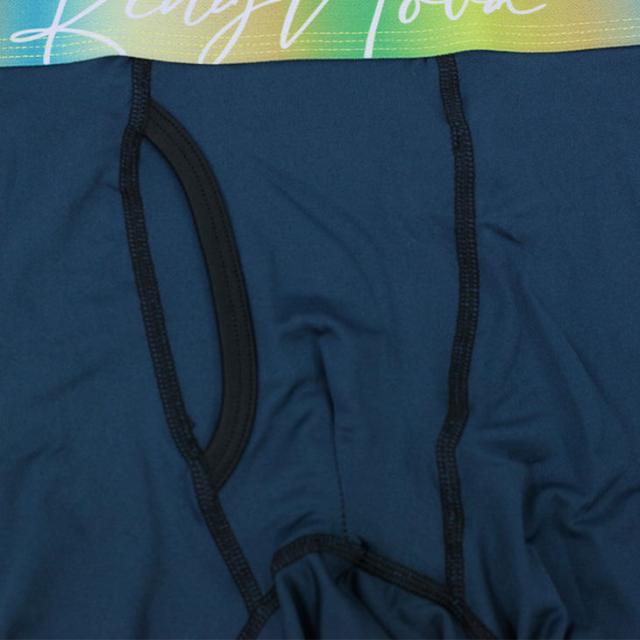 カラフル ウエストバンド 魅せショーツ 魅せパン ボクサーパンツ 下着 メンズ ボタニカル 柄パン パンツ 肌着 春夏