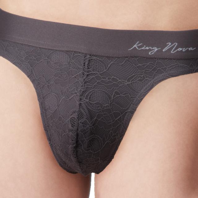 メンズ 総レース Tバック タンガ 下着 男性用 レーシー 前閉じ エレガント おしゃれ 高級感 送料無料