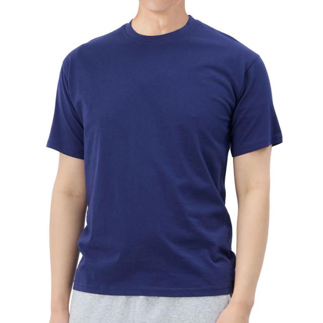 シンプルコットン Tシャツ インナー 半袖 ユニセックス対応 無地 M-LLサイズ 送料無料