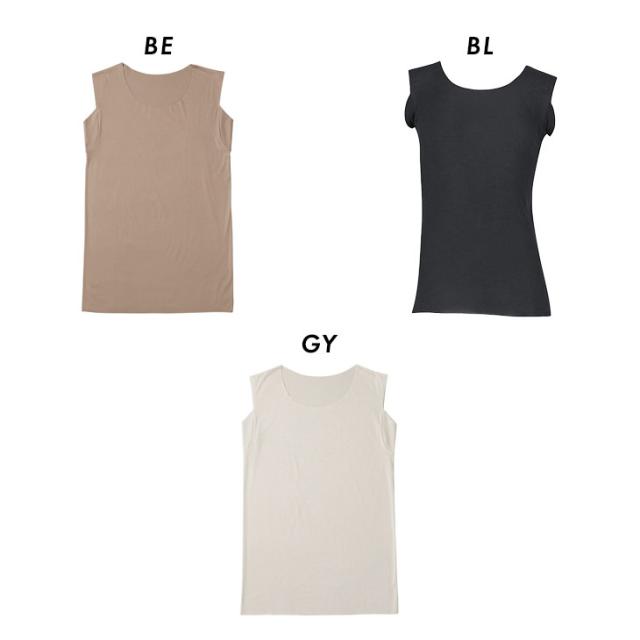 ワコール ブロス BROS メンズ 下着 肌着 男性用 メンズシャツ タンクトップ ノースリーブ GL5211 ML オーガニック綿混インナー 無地 クルーネック 汗取り機能 吸汗速乾 通気性 抗菌防臭 日本製 国産