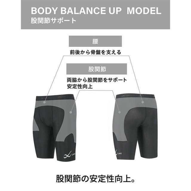 ワコール CWX CW-X スポーツタイツ ハーフタイプ メンズ ボディバランスアップタイツ 大谷翔平愛用モデル hoo505