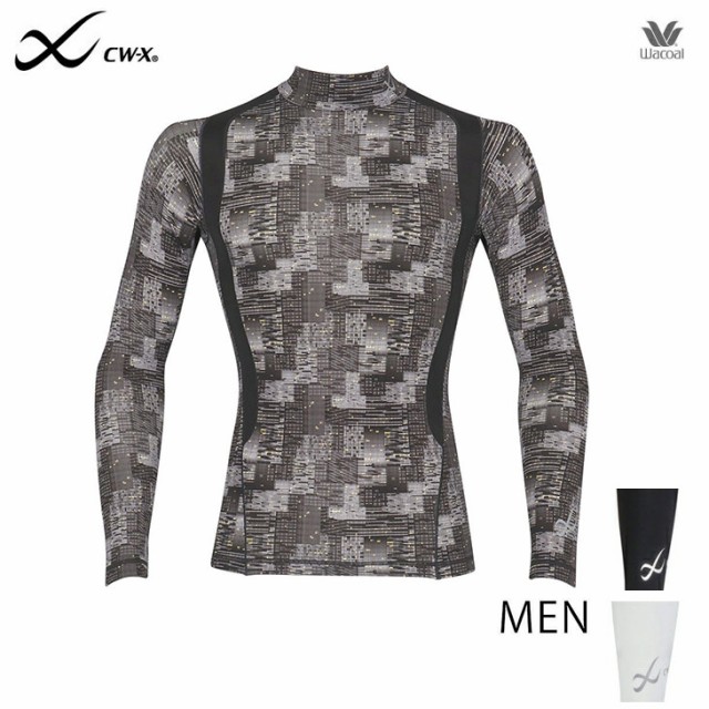 CWX CW-X ワコール 柔流 メンズ JYURYUトップ JAO009 男性用 メンズ ハイネック・長袖 ゴルフ 球技 マラソン 肩甲骨 広背筋 腹斜筋