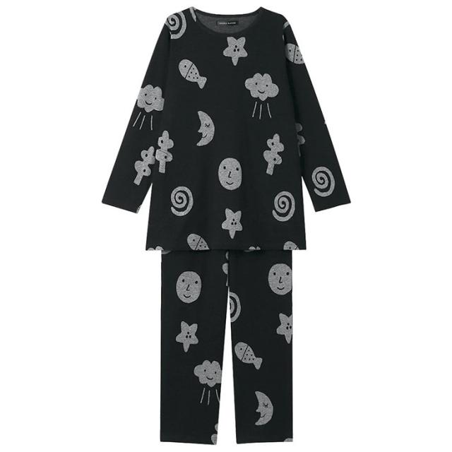 ワコール wacoal マタノアツコ ルームウェア hdx574 部屋着 パジャマ ナイトウェア パジャマ 長袖 秋冬 コットン