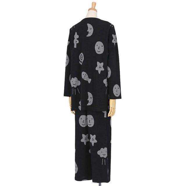 ワコール wacoal マタノアツコ ルームウェア hdx574 部屋着 パジャマ ナイトウェア パジャマ 長袖 秋冬 コットン