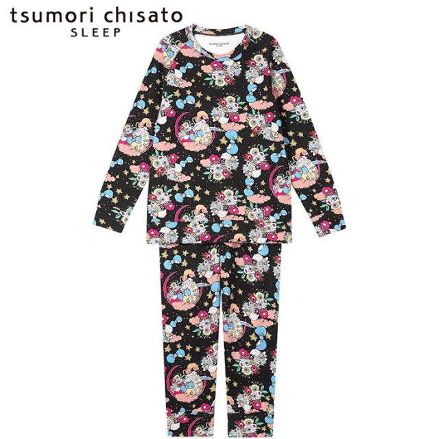 ツモリチサト tsumori chisato ワコール wacoal パジャマ ルームウェア 部屋着 長袖 ツモリチサトスリープ 寝間着 秋冬 起毛 udw406