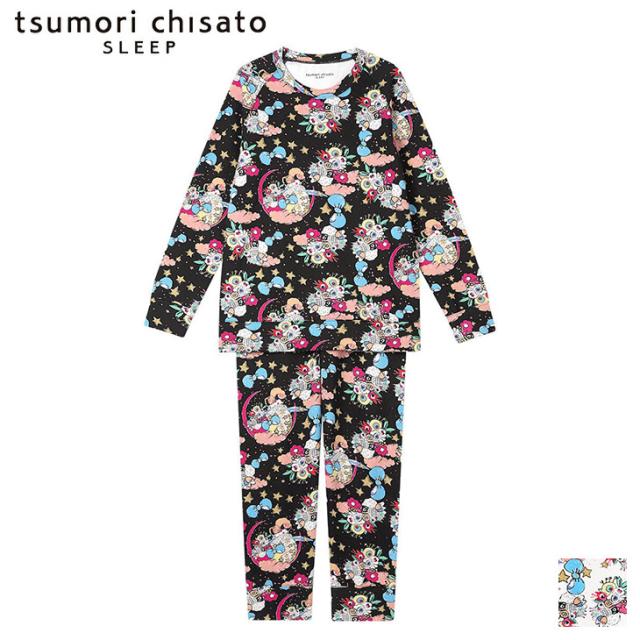 ツモリチサト tsumori chisato ワコール wacoal パジャマ ルームウェア 部屋着 長袖 ツモリチサトスリープ 寝間着 秋冬 起毛 udw406