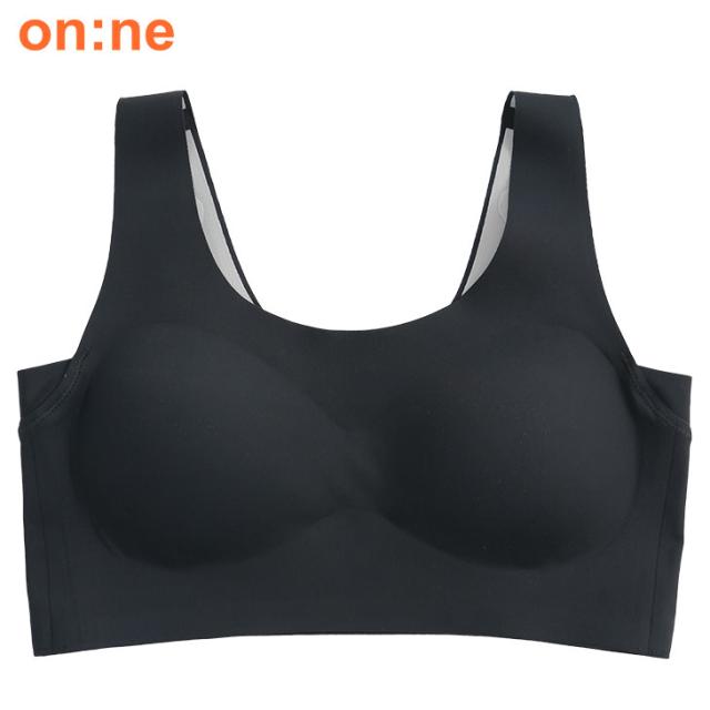 リカバリーブラジャー 温活ブラ ノンワイヤー ON:NE 温寝 オンネ ナイトブラ 夜用ブラ 夜ブラ スポブラ M-3L 大きいサイズ 保温 遠赤外線
