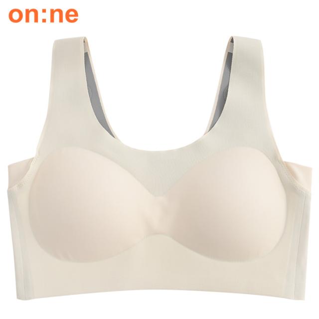 リカバリーブラジャー 温活ブラ ノンワイヤー ON:NE 温寝 オンネ ナイトブラ 夜用ブラ 夜ブラ スポブラ M-3L 大きいサイズ 保温 遠赤外線