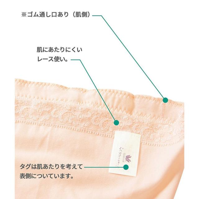 ワコール らくらくパートナー ショーツ パンツ 下着 インナー はきこみ丈深め 防水布付き 尿もれ 失禁 介護 dsl510