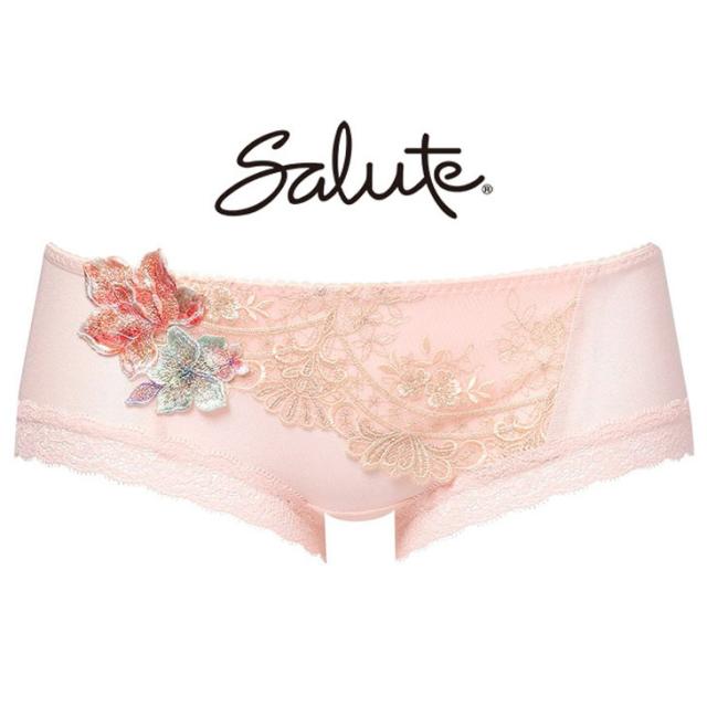 サルート Salute ワコール Wacoal ブラジャー ペアショーツ 13シリーズ PTJ513 ボーイレングス ローライズ ヒップハング 花柄 フラワー ショーツ パンツ パンティ カラフル 下着 インナー ランジェリー セクシー ラグジュアリー