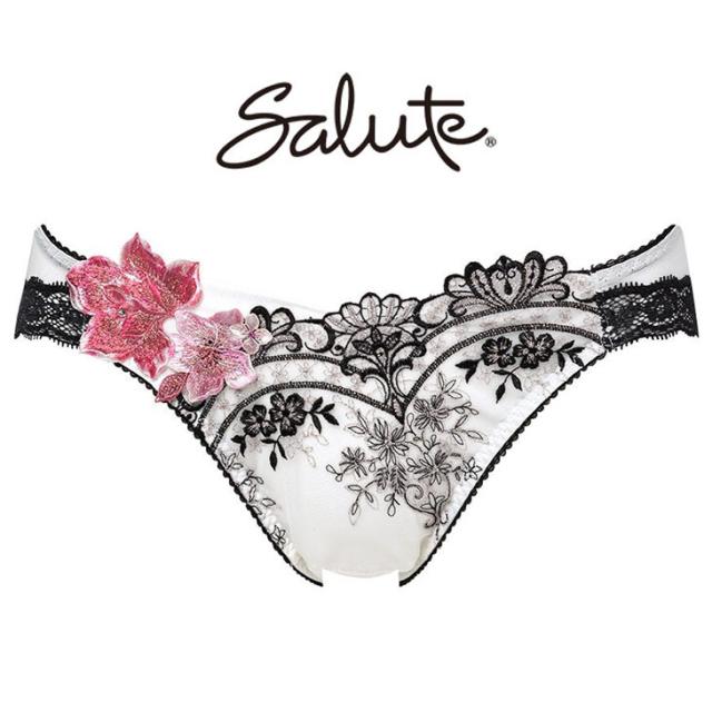 ワコール サルート Salute 13シリーズ  ショーツ パンツ スーパービキニ スタンダード 刺繍 セクシー ランジェリー 勝負下着 花柄 フラワー柄