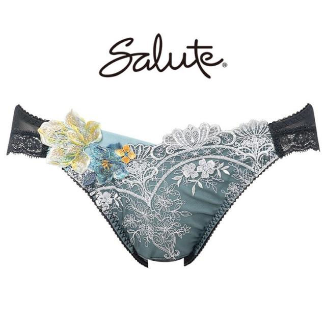 ワコール サルート Salute 13シリーズ  ショーツ パンツ スーパービキニ スタンダード 刺繍 セクシー ランジェリー 勝負下着 花柄 フラワー柄