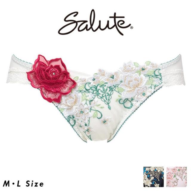 ワコール サルート Salute 16シリーズ ショーツ パンツ スーパービキニ スタンダード 刺繍 セクシー ランジェリー 勝負下着 花柄 フラワー柄