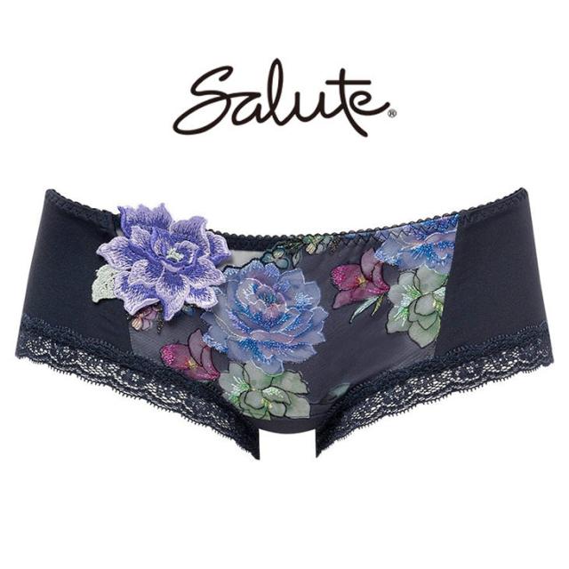 サルート Salute ワコール Wacoal ブラジャー ペアショーツ 21シリーズ ptj521 ボーイレングス ローライズ ヒップハング 花柄 フラワー ショーツ パンツ パンティ カラフル 下着 インナー ランジェリー セクシー ラグジュアリー